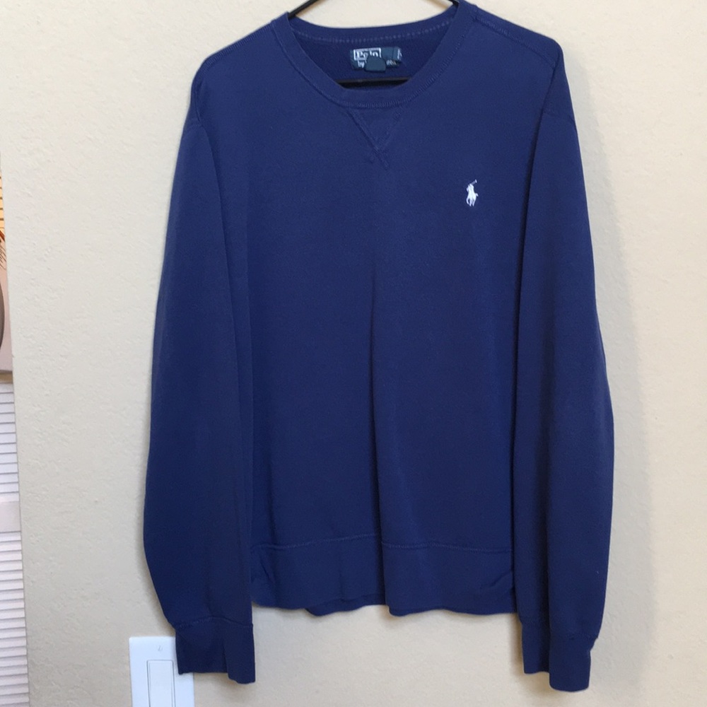 Polo Men’s Blue Long Sleeve Shirt/Sweater XL